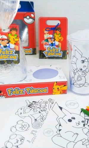 ARQUIVO DE CORTE PASCOA CAIXA OVO E COPO POKEMON (#3430)