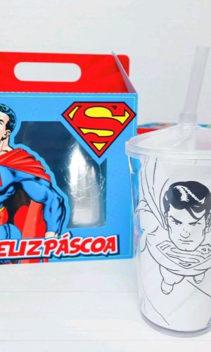 Arquivo de Corte Pascoa Caixa Ovo e Copo Superman (#3437)
