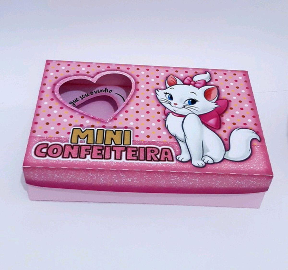 Arquivo de Corte Pascoa Mini Confeiteiro Gatinha Marie #3214 - Imagem 3