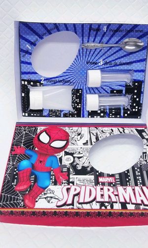 ARQUIVO DE CORTE PASCOA MINI CONFEITEIRO HOMEM ARANHA #3010