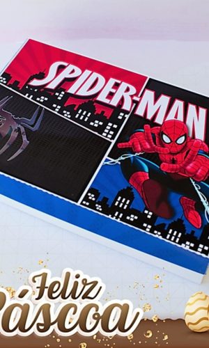 ARQUIVO DE CORTE PASCOA MINI CONFEITEIRO HOMEM ARANHA #3100