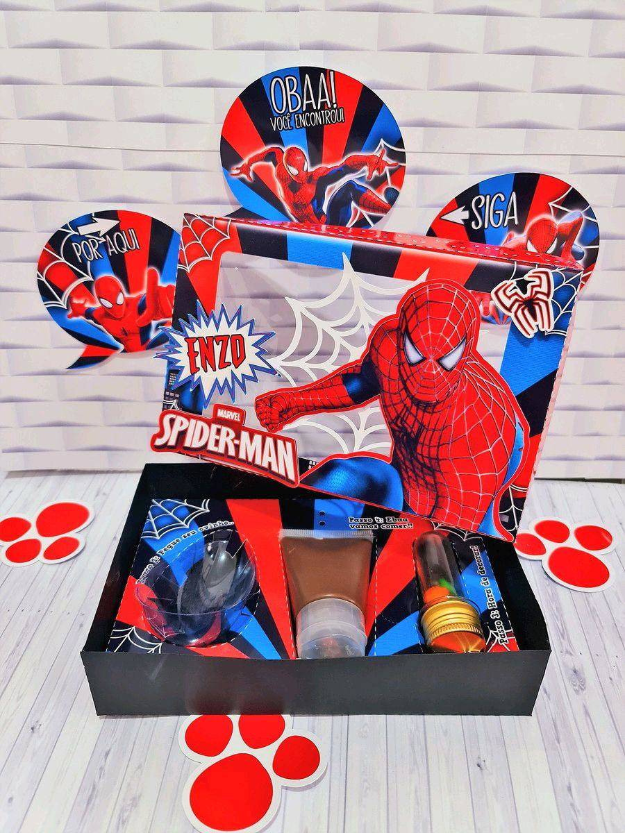 ARQUIVO DE CORTE PASCOA MINI CONFEITEIRO HOMEM ARANHA #3288