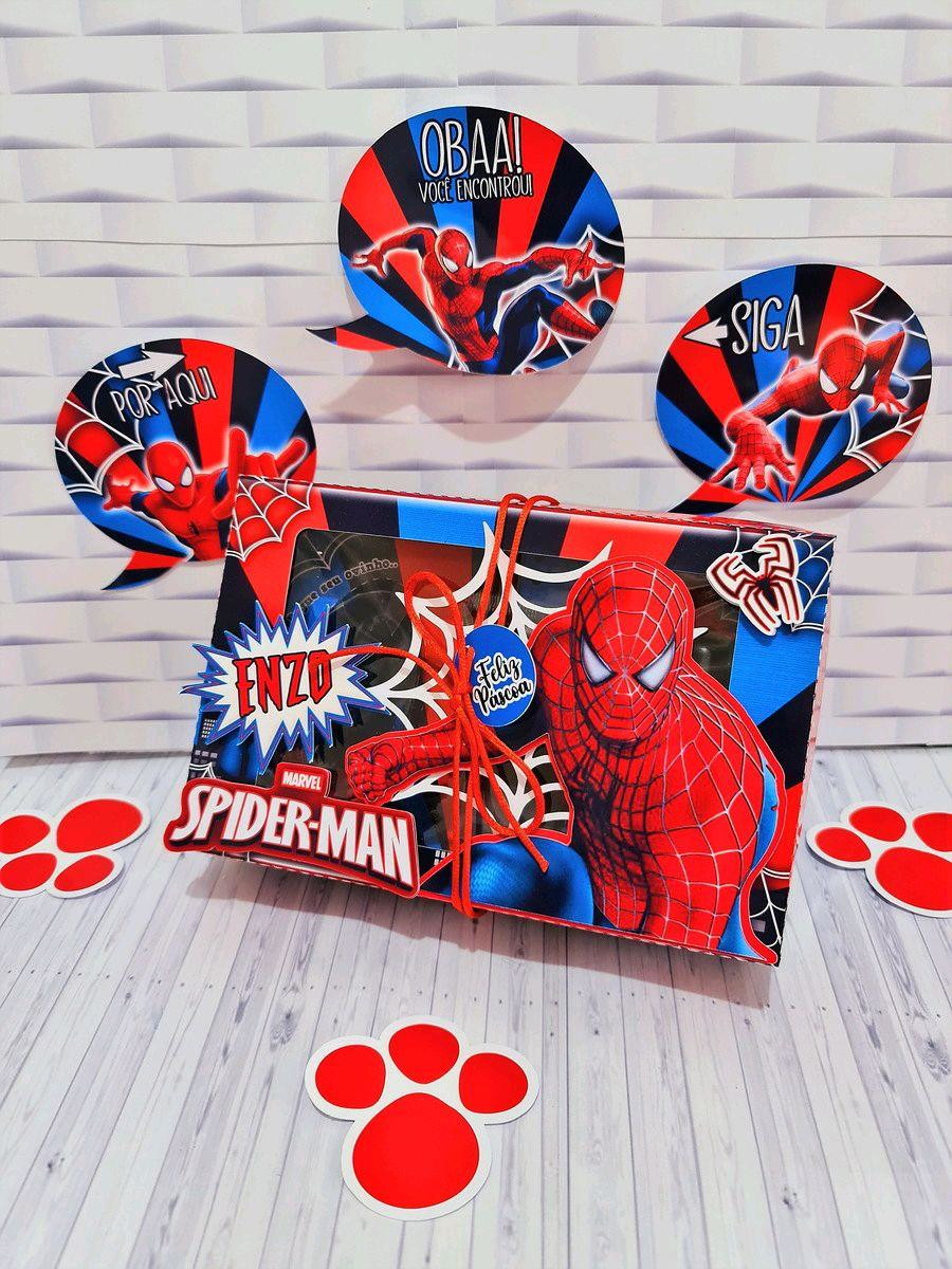 ARQUIVO DE CORTE PASCOA MINI CONFEITEIRO HOMEM ARANHA #3288 - Imagem 2
