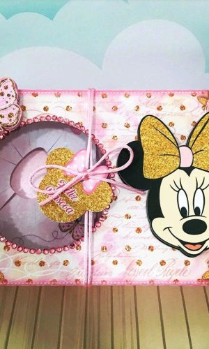ARQUIVO DE CORTE PASCOA MINI CONFEITEIRO MINNIE ROSA #3074