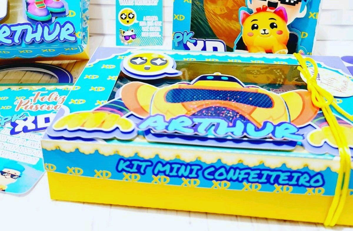 ARQUIVO DE CORTE PASCOA MINI CONFEITEIRO PK XD MENINO #3225 - Imagem 3