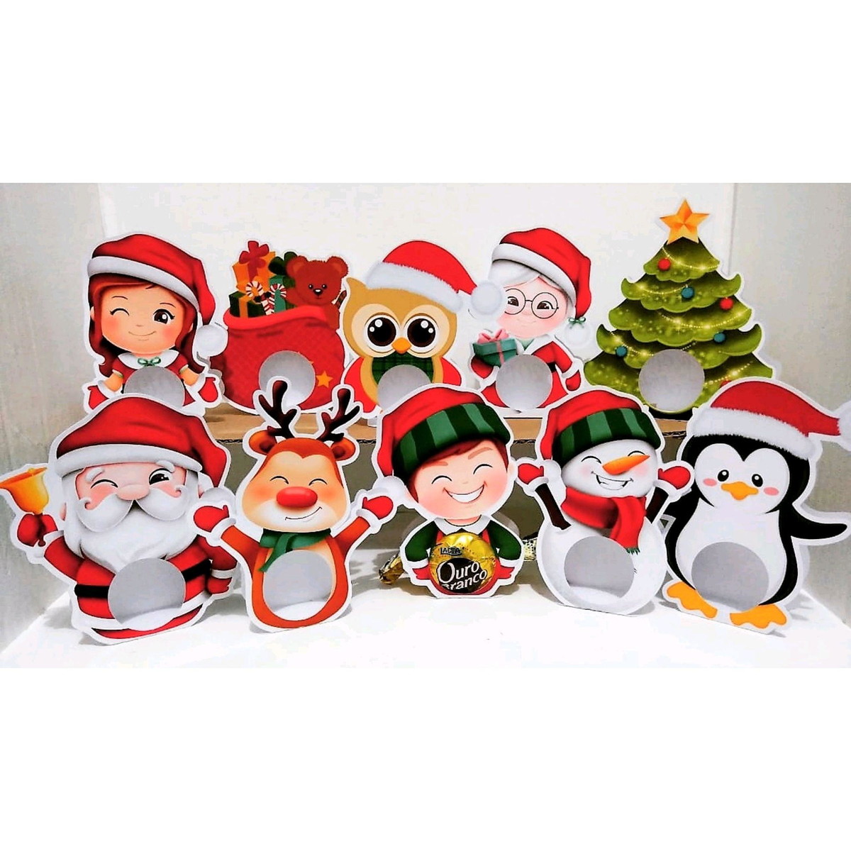 Arquivo de Corte Porta Bombom de Natal #11287
