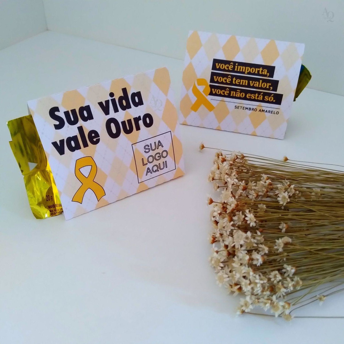Arquivo De Corte Porta Bombom Setembro Amarelo #15284