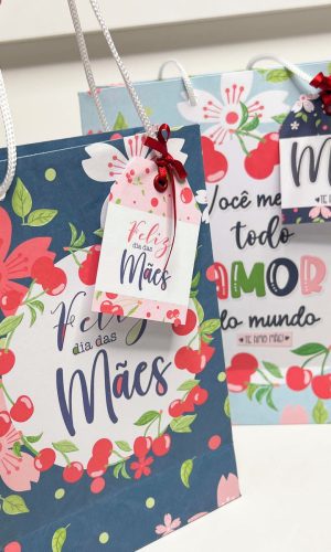 Arquivo de corte sacolas dia das maes