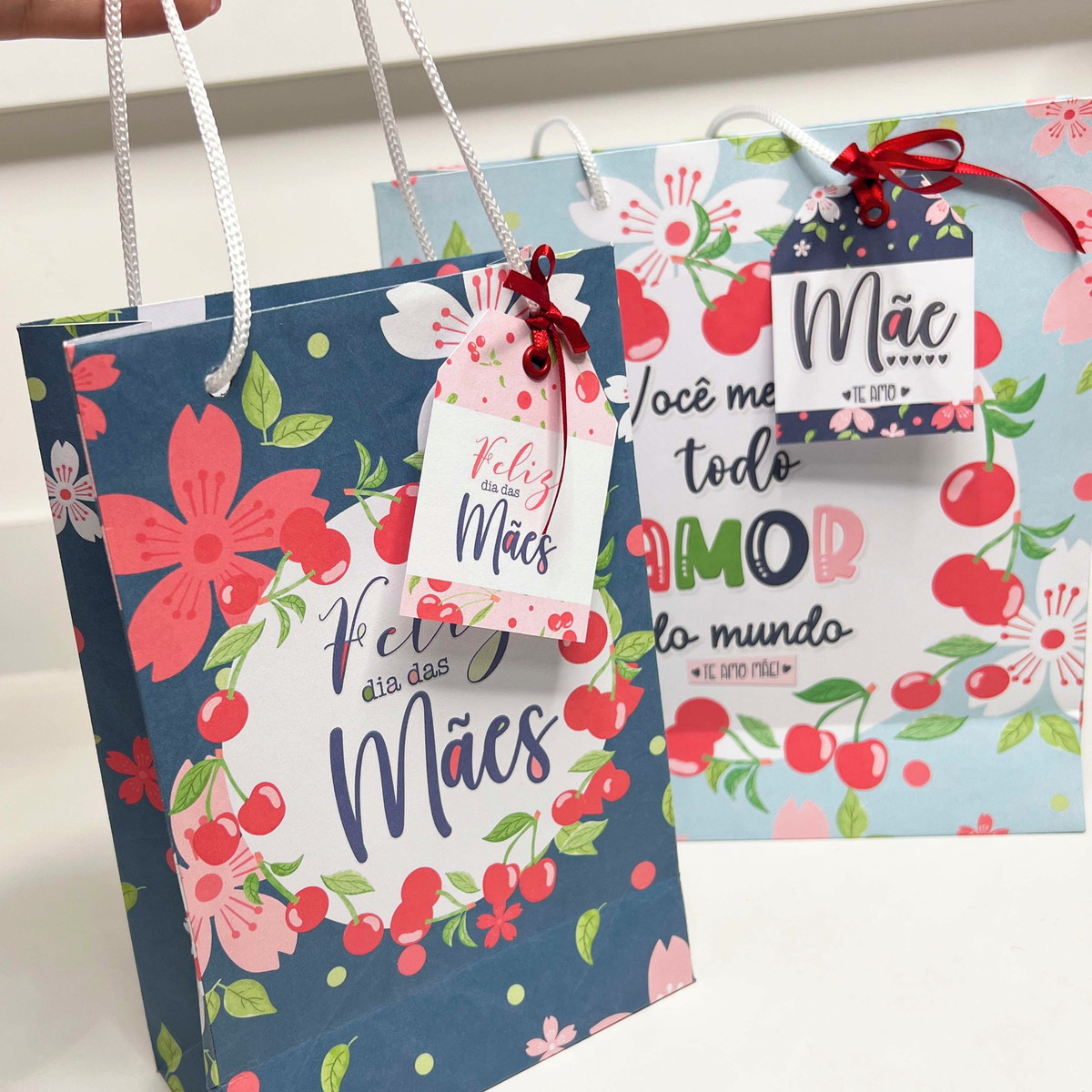Arquivo de corte sacolas dia das maes