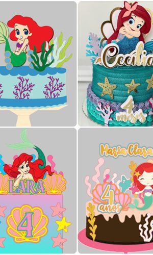 Arquivos de Corte Combo Topos Ariel