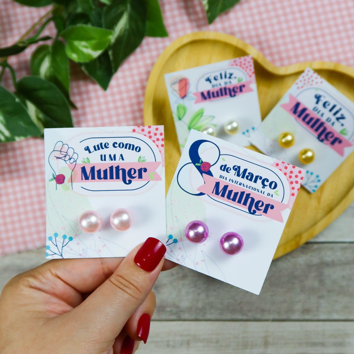Arquivo de Corte Tag para Brinco Dia da Mulher #15695
