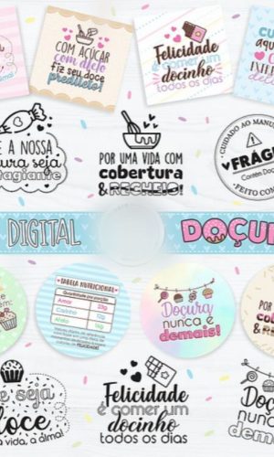 Arquivo De Corte Tags Doceria E Confeitaria #13841