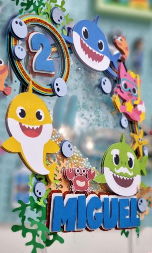 Arquivo de corte topo baby Shark