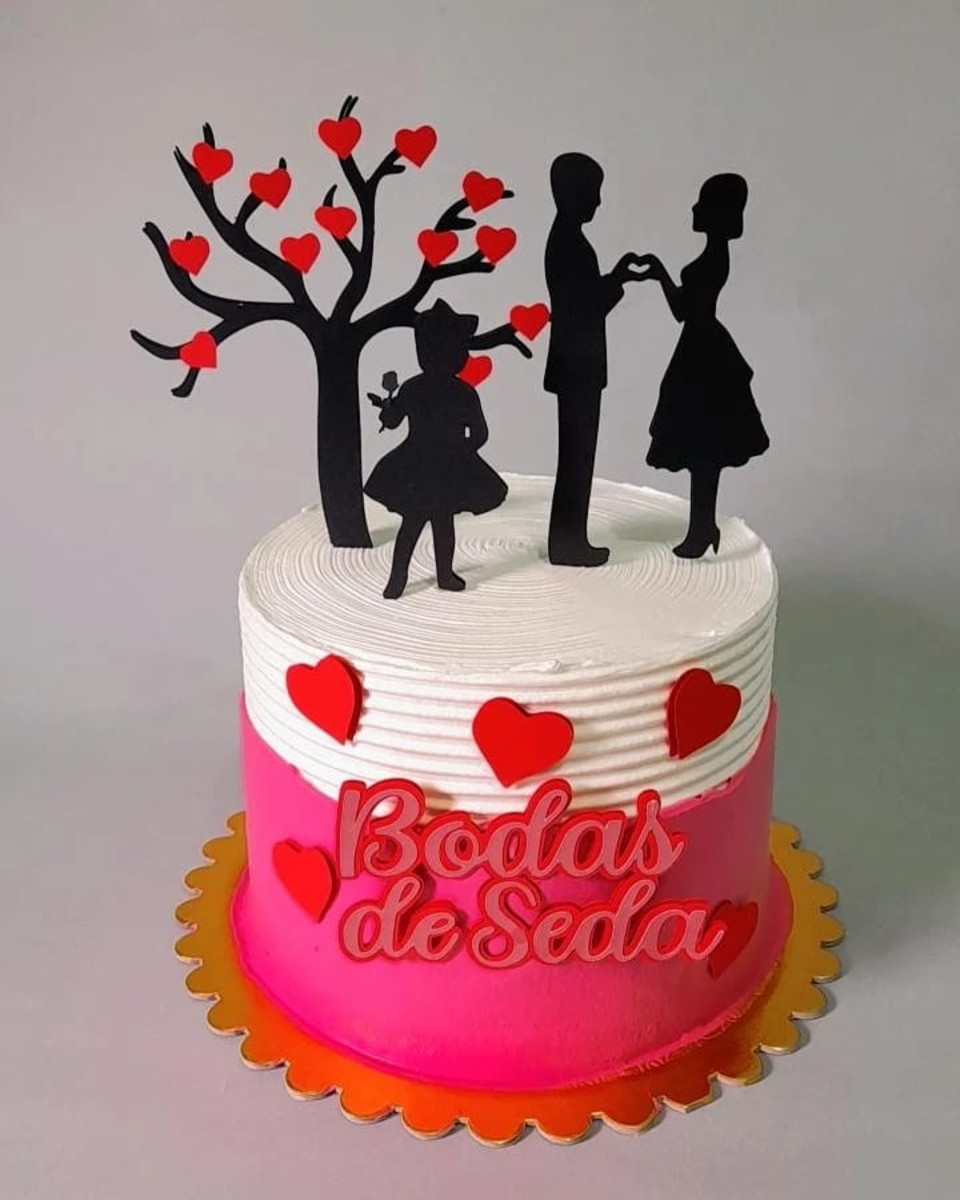 Arquivo de corte topo Bodas de Seda