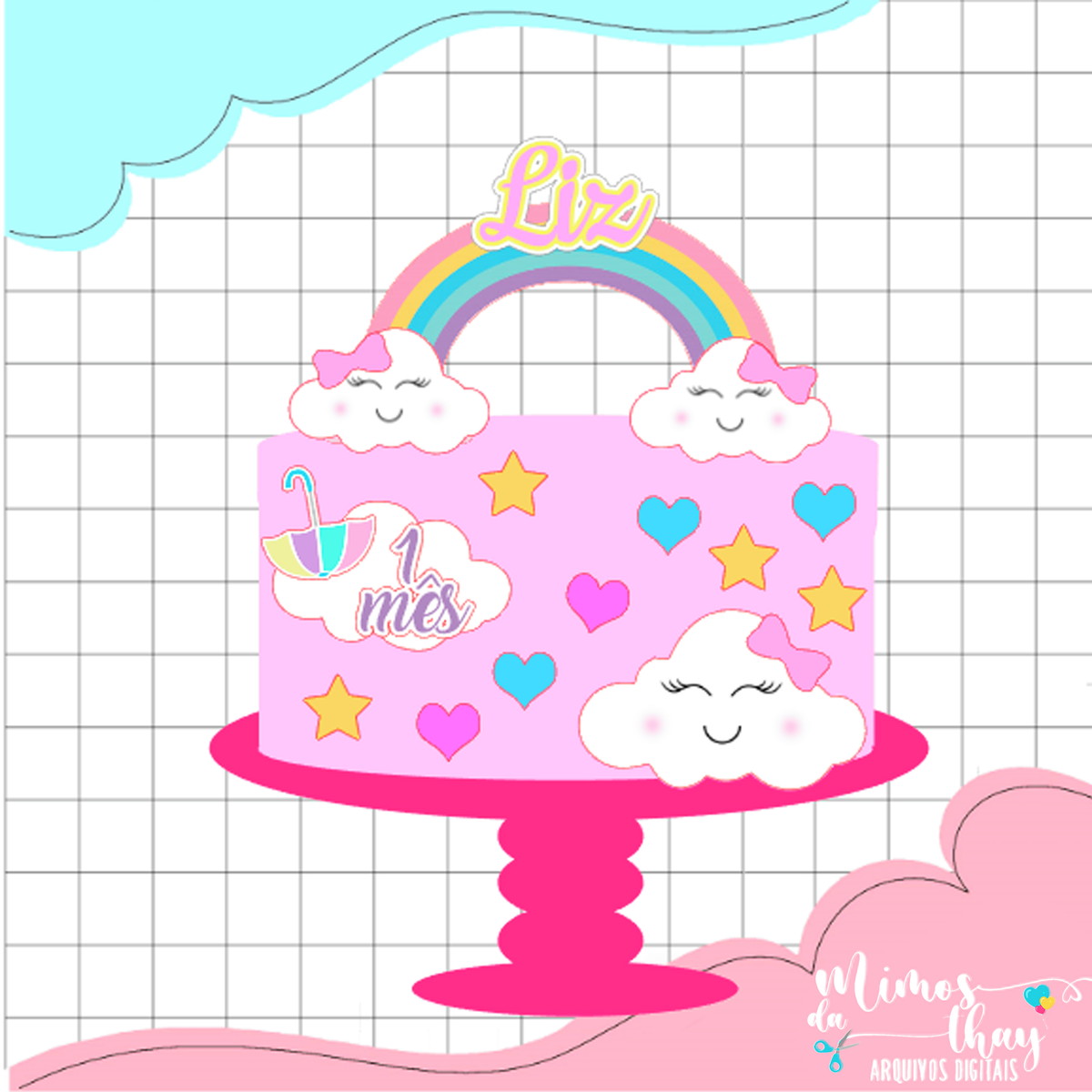 Arquivo de Corte: Topo Chuva de Amor 003