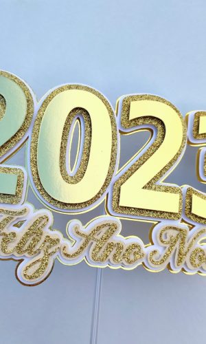 Arquivo de Corte Topo de Bolo Ano Novo 2023 015