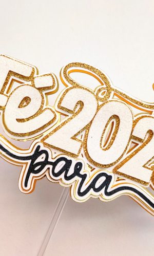 Arquivo de Corte Topo de Bolo Ano Novo Fé para 2023 017