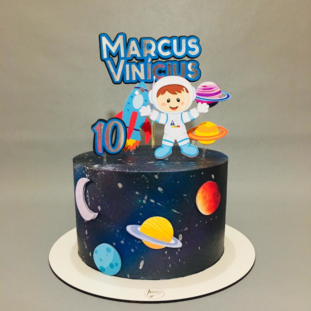 Arquivo de corte topo de bolo - Astronauta