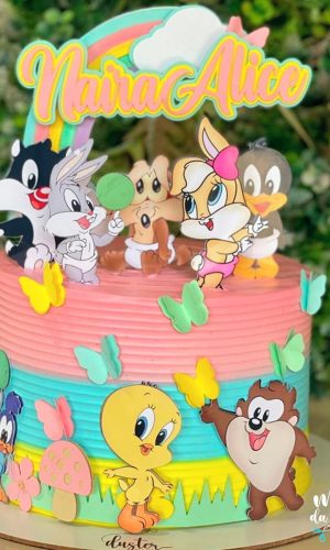 Arquivo de Corte: Topo de Bolo Baby Looney Tunes 002
