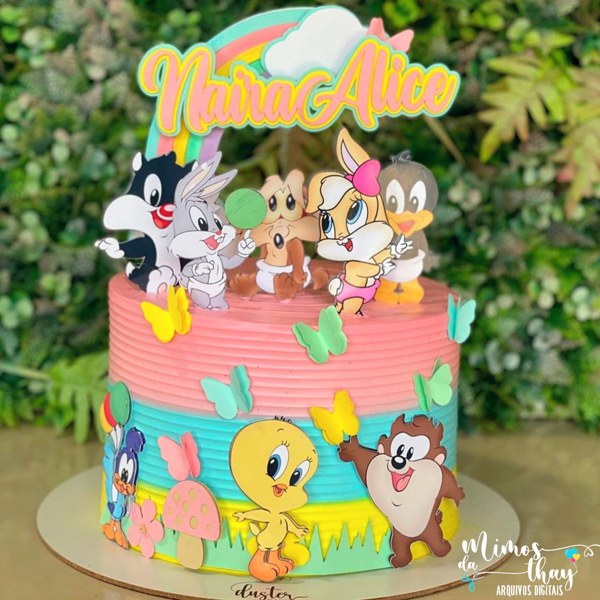 Arquivo de Corte: Topo de Bolo Baby Looney Tunes 002