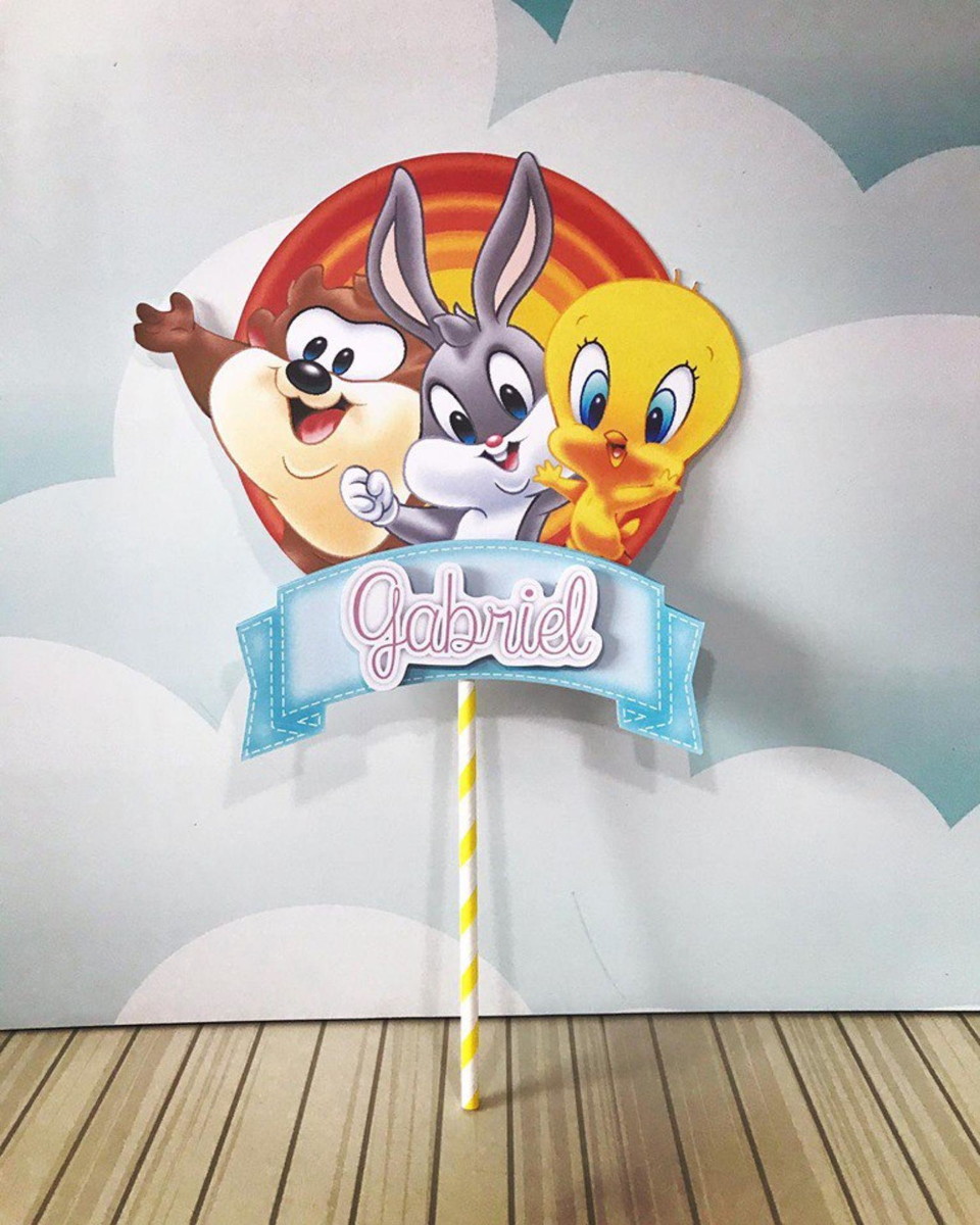 Arquivo de Corte Topo de Bolo Baby Looney Tunes #17201