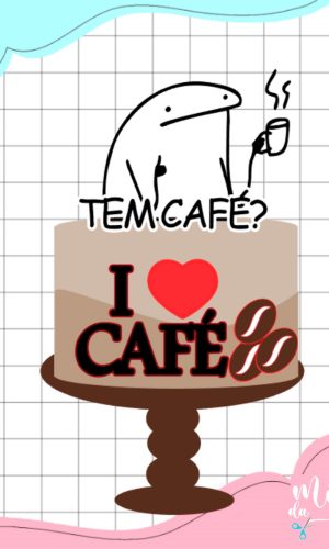 Arquivo de Corte Topo de Bolo Café Flork 054