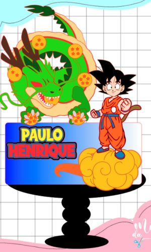 Arquivo de Corte: Topo de Bolo Camdas Dragon Ball Z 003
