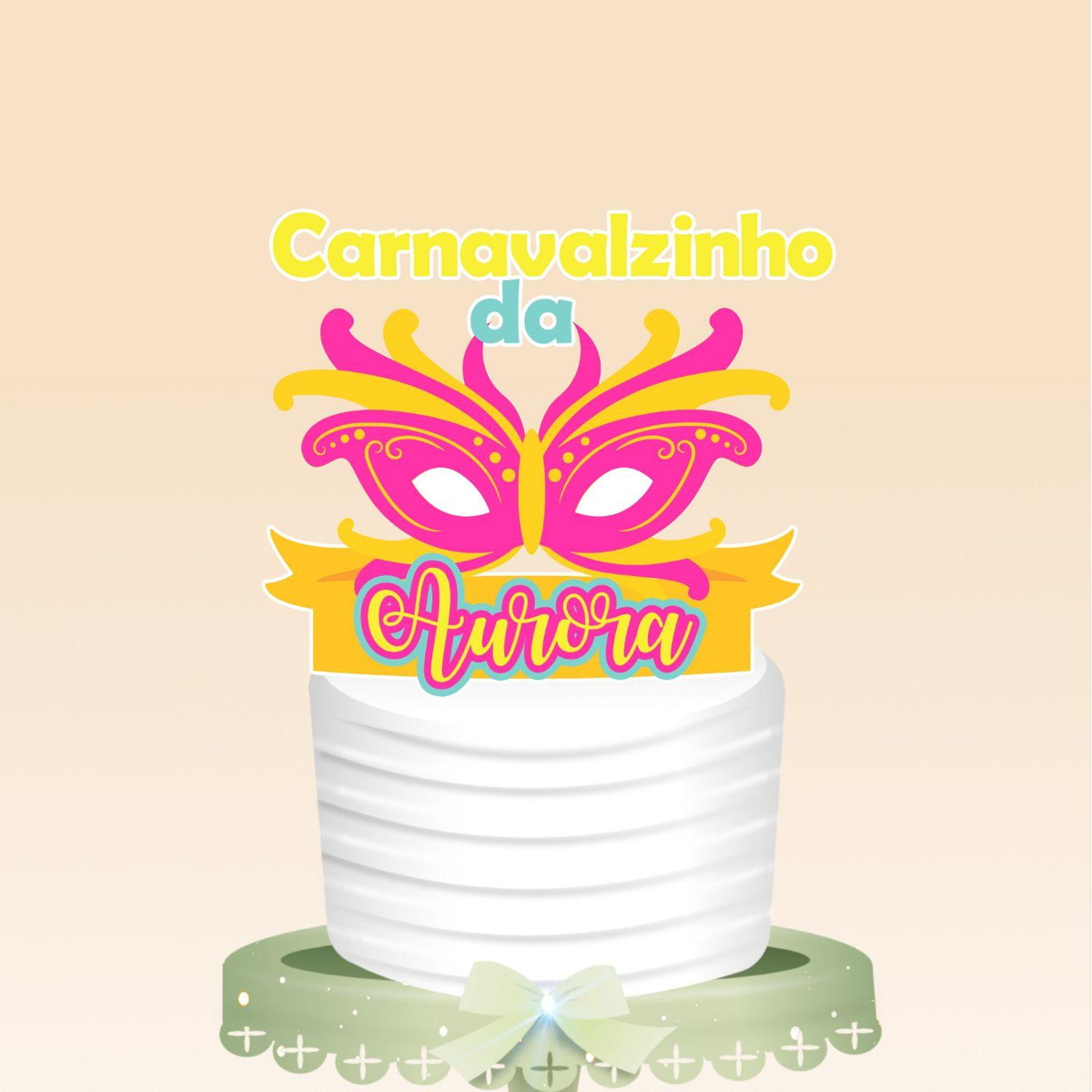 Arquivo de Corte Topo de Bolo Carnaval 2023 #15700