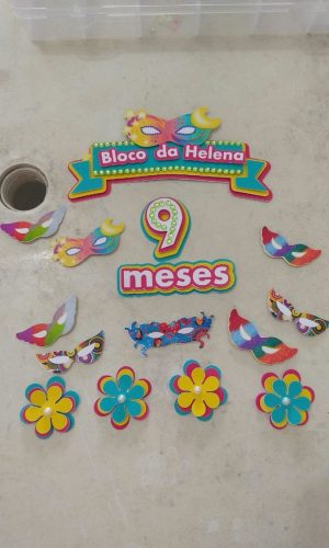 Arquivo de Corte Topo de Bolo Carnaval 2023 Bloquinho #15703
