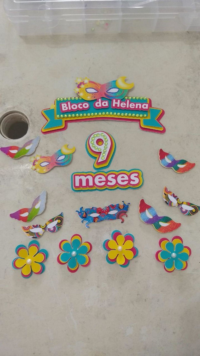 Arquivo de Corte Topo de Bolo Carnaval 2023 Bloquinho #15703
