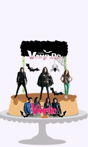 ARQUIVO DE CORTE TOPO DE BOLO CHICA VAMPIRO (#1530)
