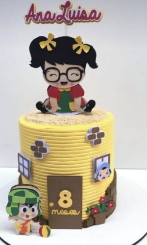 Arquivo de Corte: Topo de Bolo Chiquinha Cute Chaves 008