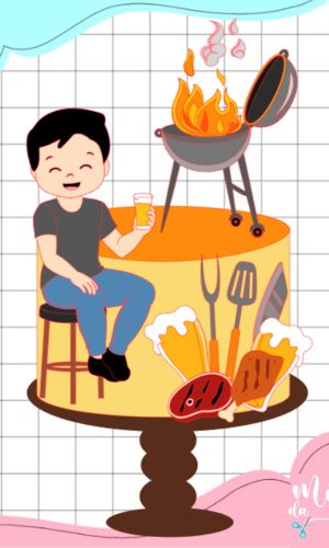 Arquivo de Corte: Topo de Bolo Churrasco 003