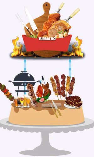ARQUIVO DE CORTE TOPO DE BOLO CHURRASCO (#1531)