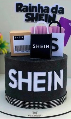 Arquivo de Corte: Topo de Bolo Compras Rainha da Shein 002