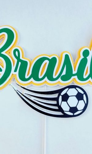 Arquivo De Corte: Topo De Bolo Copa Do Mundo Brasil 006