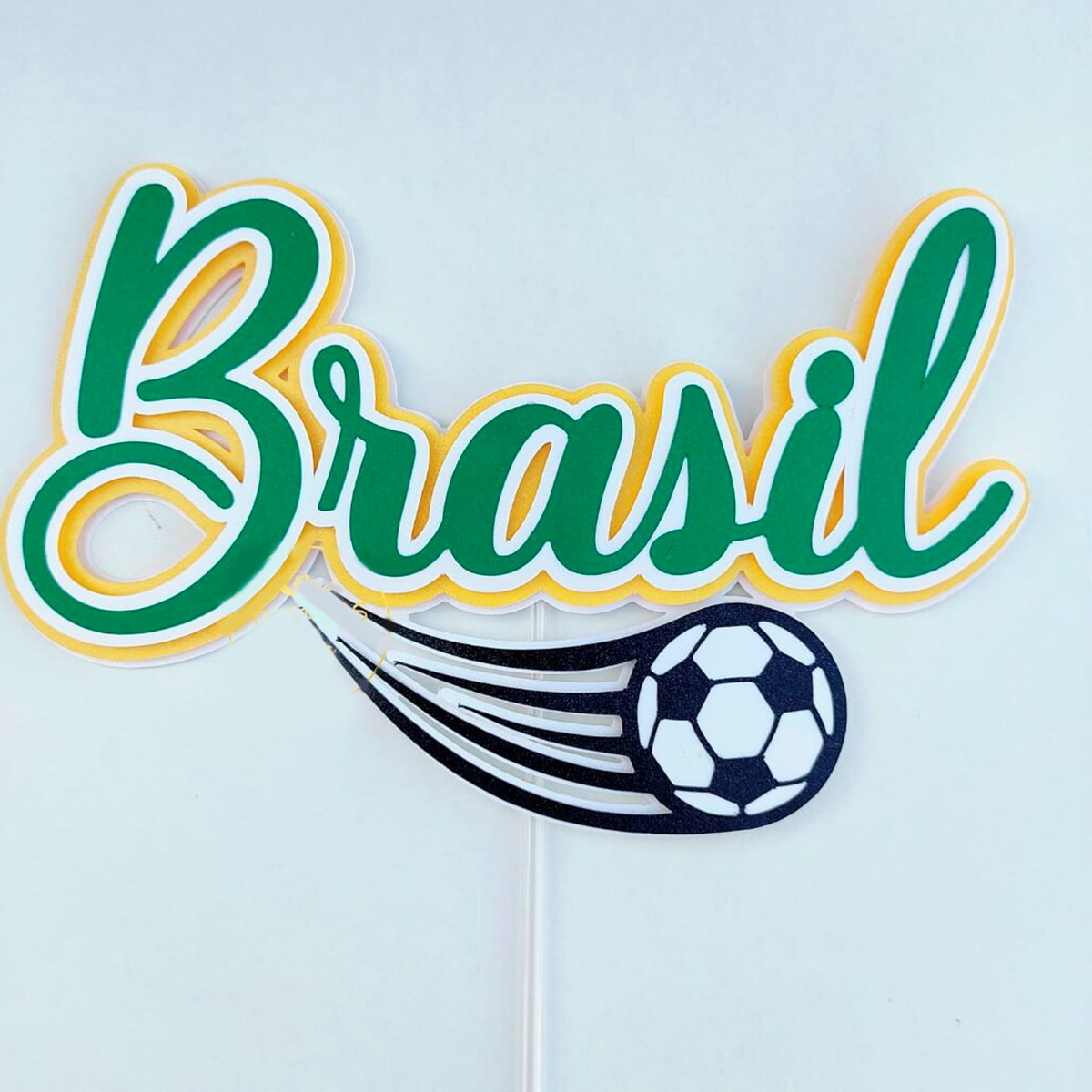Arquivo De Corte: Topo De Bolo Copa Do Mundo Brasil 006