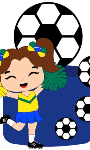 Arquivo de Corte: Topo de Bolo Copa do Mundo Toorcedora 038