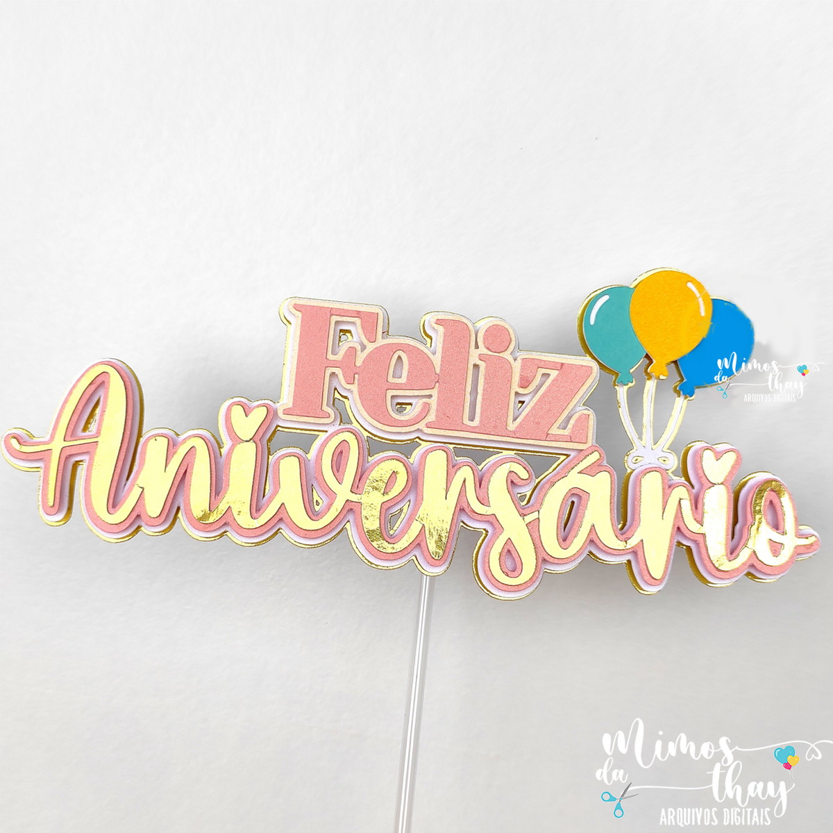 Arquivo de Corte Topo de Bolo Coringa Feliz Aniversário 003