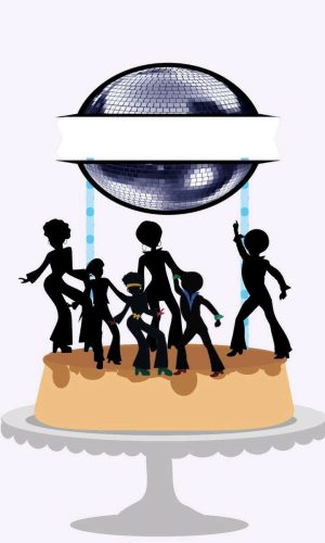 ARQUIVO DE CORTE TOPO DE BOLO DISCOTECA BALADA (#1533)