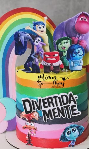 Arquivo de Corte: Topo de Bolo Divertidamente 001