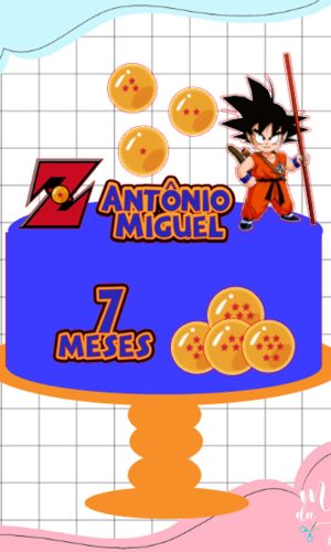 Arquivo de Corte: Topo de Bolo Dragon Ball Z 002