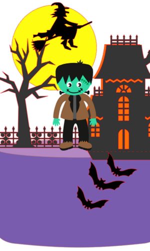 Arquivo de Corte: Topo de Bolo em Camadas Halloween 015