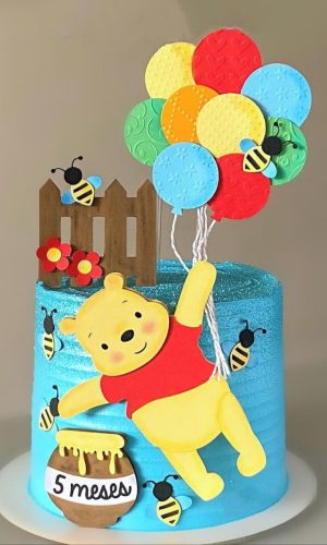 Arquivo de Corte: Topo de Bolo em Camadas Ursinho Pooh 011