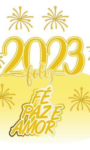Arquivo de Corte: Topo de Bolo Feliz Ano Novo 2023 035