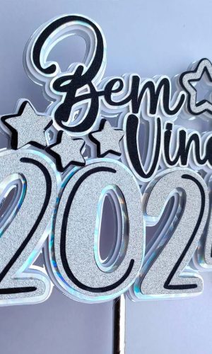 Arquivo de Corte: Topo de Bolo Feliz Ano Novo 2024 058