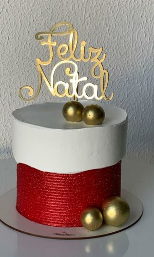 Arquivo de Corte Topo de Bolo Feliz Natal #16713
