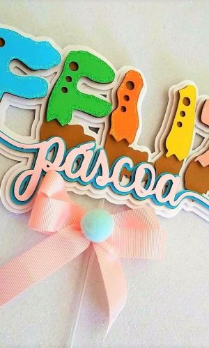 ARQUIVO DE CORTE TOPO DE BOLO FELIZ PASCOA COELHINHO #3643