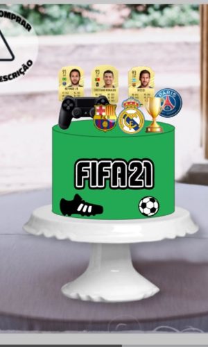Arquivo de corte Topo de bolo Fifa