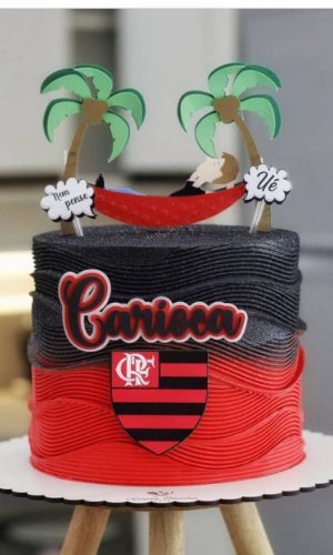 Arquivo de corte Topo de bolo - Flamengo